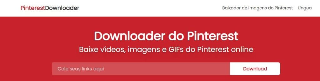 ferramenta para salvar video pinterest